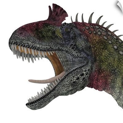 Cryolophosaurus portrait