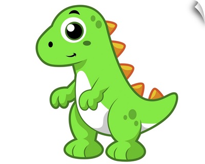Cute illustration of Tyrannosaurus Rex