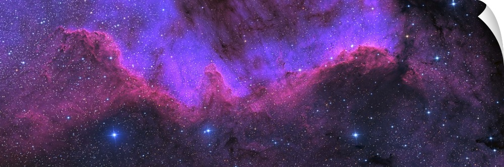 Cygnus Wall, NGC 7000, the North American Nebula.