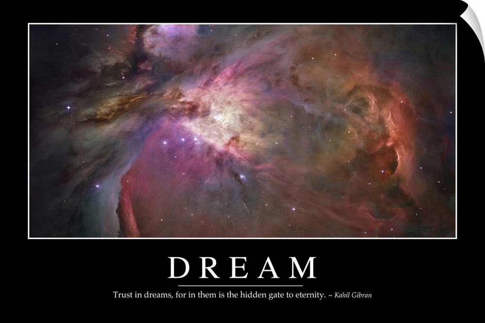 Dream: Inspirational Quote and Motivational Poster