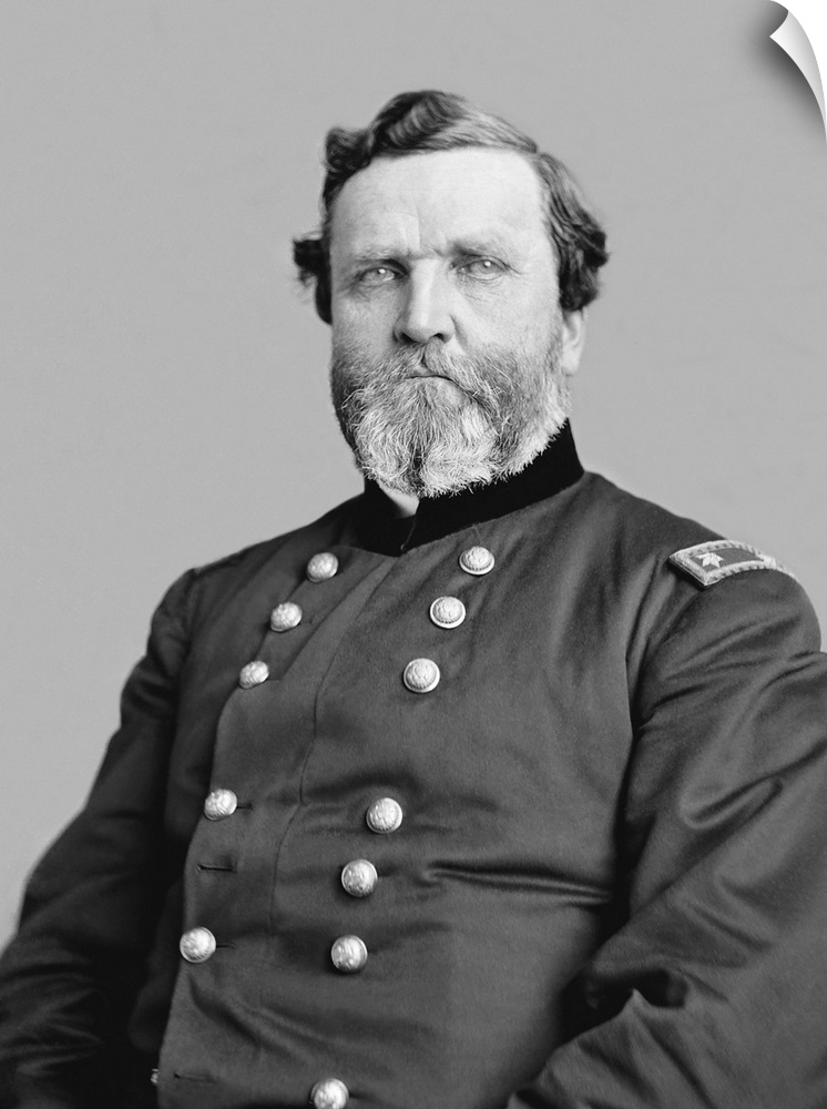 Portrait of George Henry Thomas, a career U.S. Army Officer and Union General during the American Civil War.