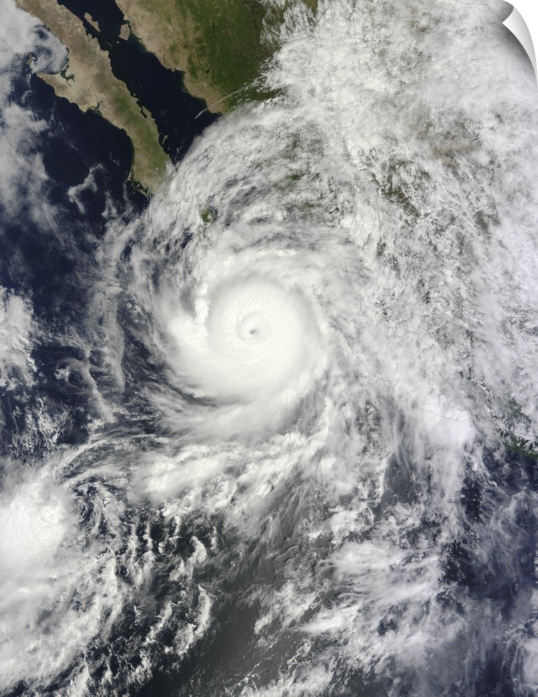 September 14, 2014 - Hurricane Odile southeast of the Baja California peninsula.
