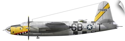 Illustration of a Martin-B-26 Marauder
