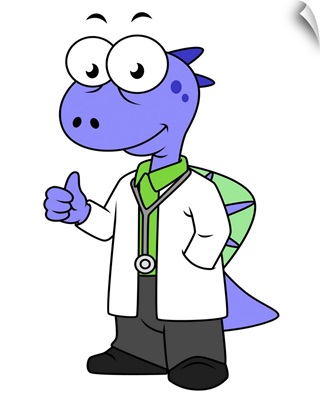 Illustration of a Spinosaurus doctor