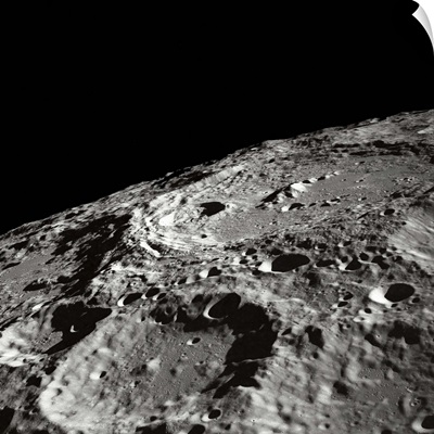 International Astronomical Union Crater 302 on the lunar surface