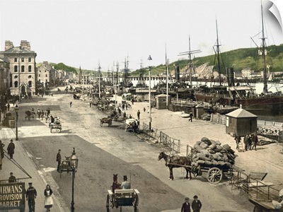 Life On The Docks Of The Quays Of Waterford, Ireland, In The 1890s