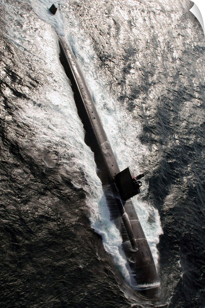 Los Angeles-class submarine USS Asheville.