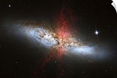 Messier 82, a starburst galaxy in the constellation Ursa Major