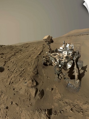NASA's Curiosity Mars rover on planet Mars