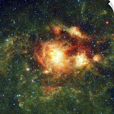 NGC 3603 a hot young star cluster in the Milky Way