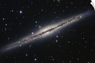 NGC 891, an edge-on spiral galaxy in Andromeda