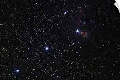 Orion's Belt, Horsehead Nebula and Flame Nebula