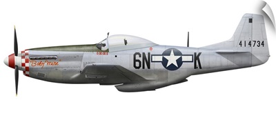 P-51D Mustang, nicknamed Baby Mine