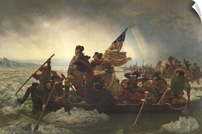 Painting of George Washington crossing the Delaware