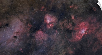 Panorama near the Sagittarius region of our Milky Way galaxy