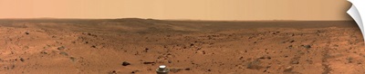 Panoramic view of Mars