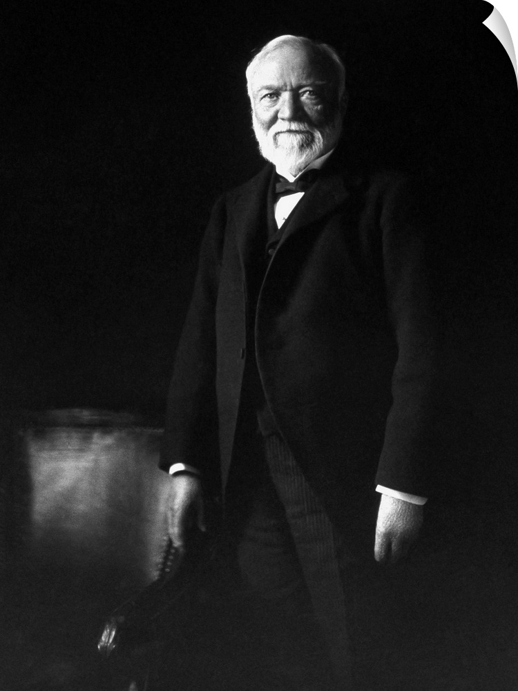 Photo of industrialist Andrew Carnegie.