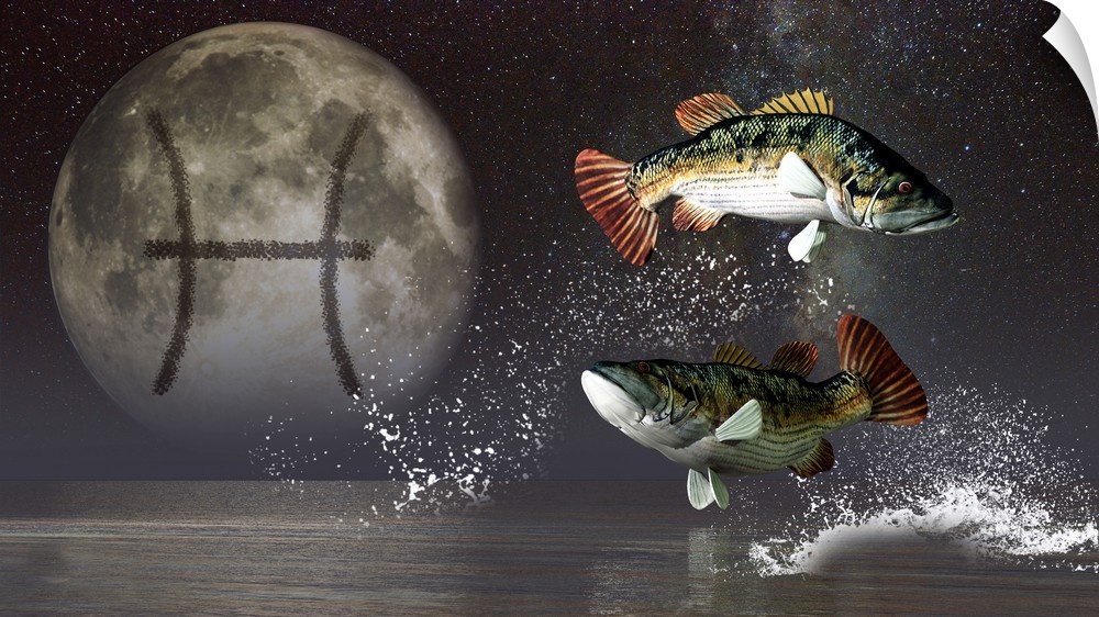 Pisces is the twelfth astrological sign of the Zodiac. Its symbol is two fish, sometimes tied together.