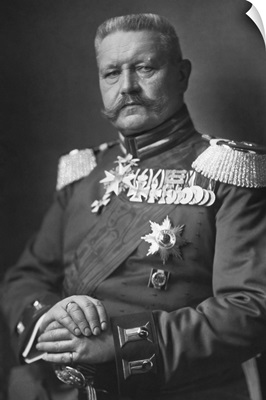 Portrait Of Paul Von Hindenburg, Dated 1914