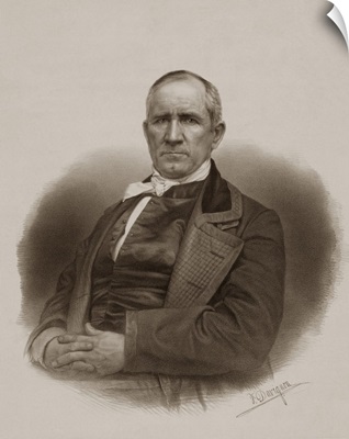 Portrait of Samuel Houston, a politician and soldier