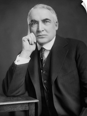 Portrait Of U.S. President Warren Harding, Dated 1920
