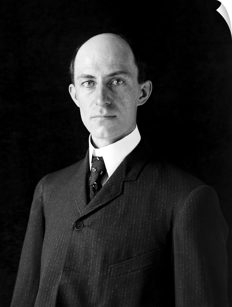 Portrait of Wilbur Wright, dated 1905.