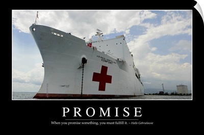 Promise: Inspirational Quote and Motivational Poster