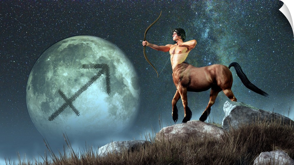 Sagittarius is the ninth astrological sign of the Zodiac. Its symbol is the centaur archer.
