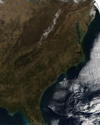 Satellite view of the Southeastern United States
