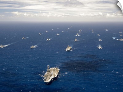 Ships and submarines participating in the Rim of the Pacific 2012 exercise