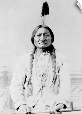 Sitting Bull, a Hunkpapa Lakota tribal chief