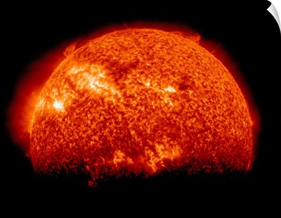 Spring eclipse as viewed from the Solar Dynamics Observatory