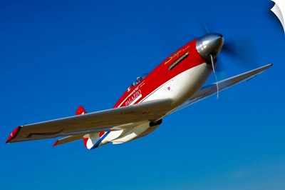 Strega, a highly modified P 51D Mustang used in unlimited air racing
