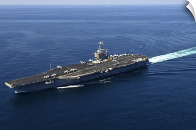 The aircraft carrier USS John C. Stennis