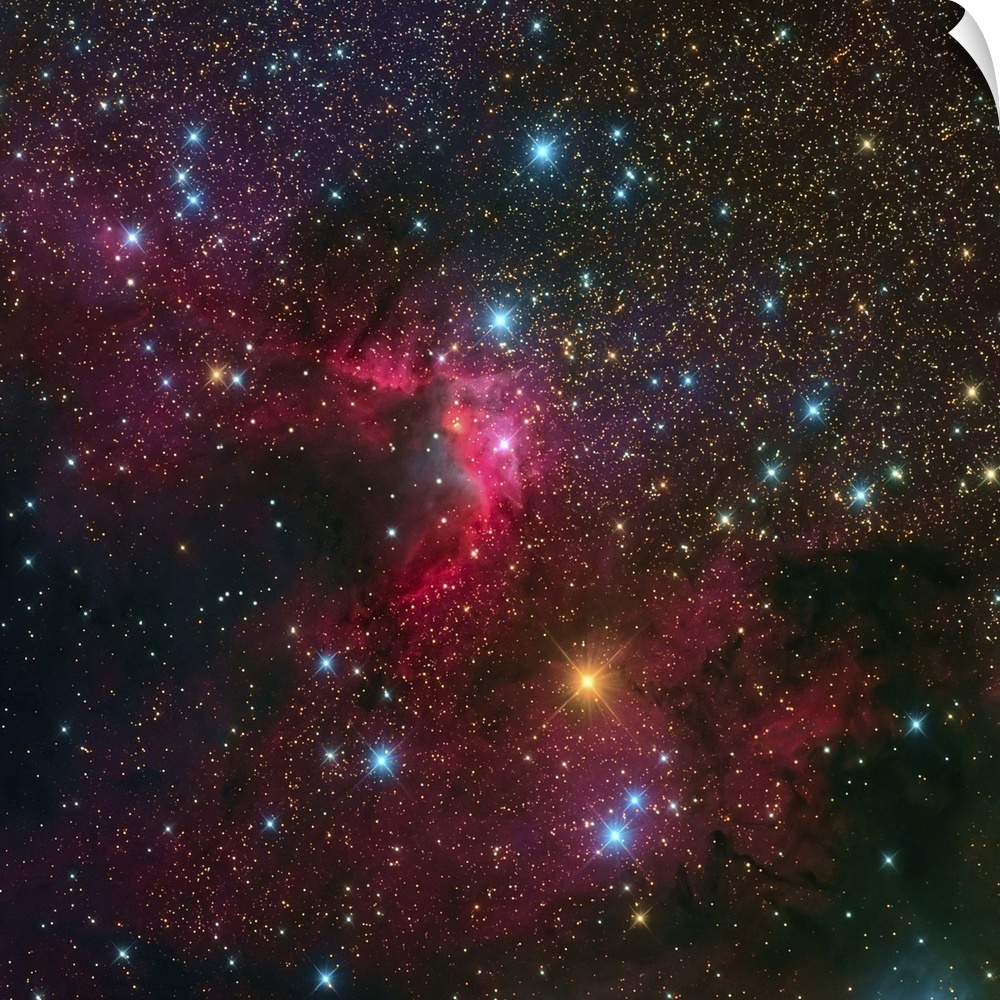 The Cave Nebula is a bright star forming region in the constellation Cepheus.