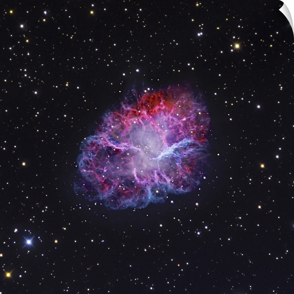 The Crab Nebula. The Crab supernova remnant represents the remains of a shattered supergiant star that met its explosive e...