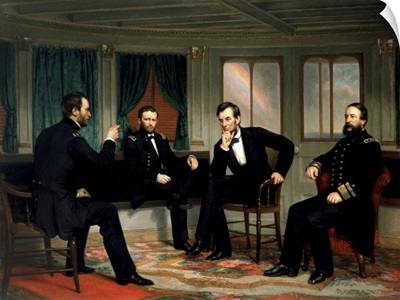 The Historic Meeting Of The Union High Command During The American Civil War