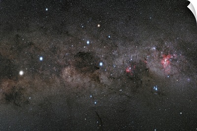 The Southern Cross and the Pointers in the Milky Way