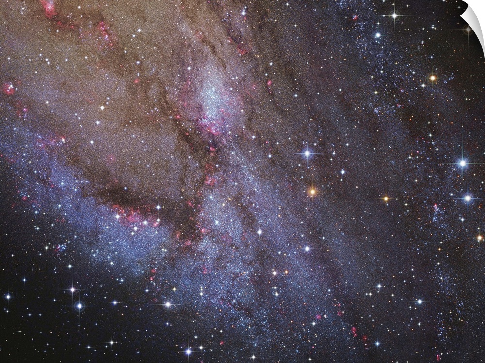 The southwest spiral arm of Messier 31.