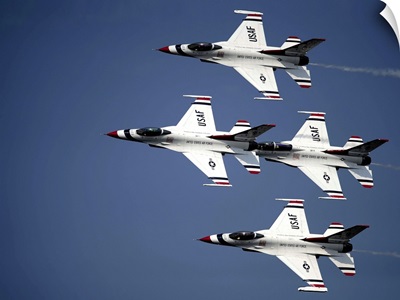 The U.S. Air Force Thunderbird demonstration team