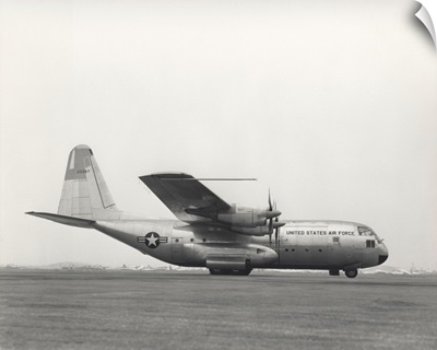 The YC-130 first flight from Burbank, California