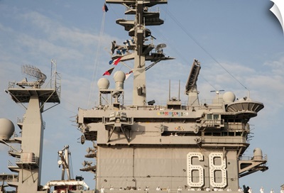 USS Nimitz Arrives At Joint Base Pearl Harbor Hickam