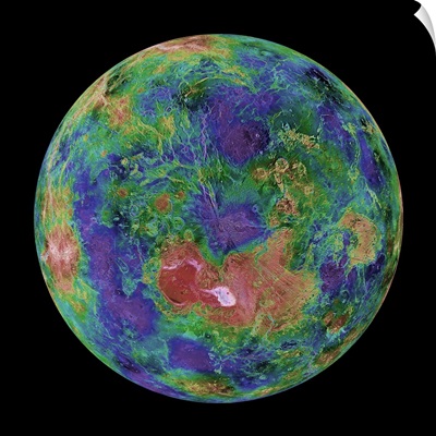 Venus centered on the North Pole