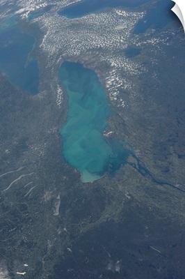 View from space of Lake Ontario