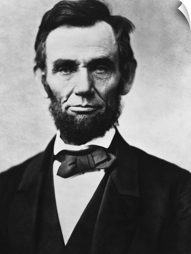 Vintage American Civil War photo of President Abraham Lincoln.