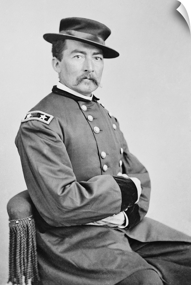 Vintage American Civil War photo of Union Army General Philip Sheridan.
