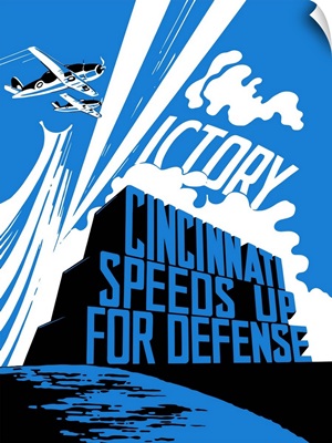 Vintage World War II propaganda poster