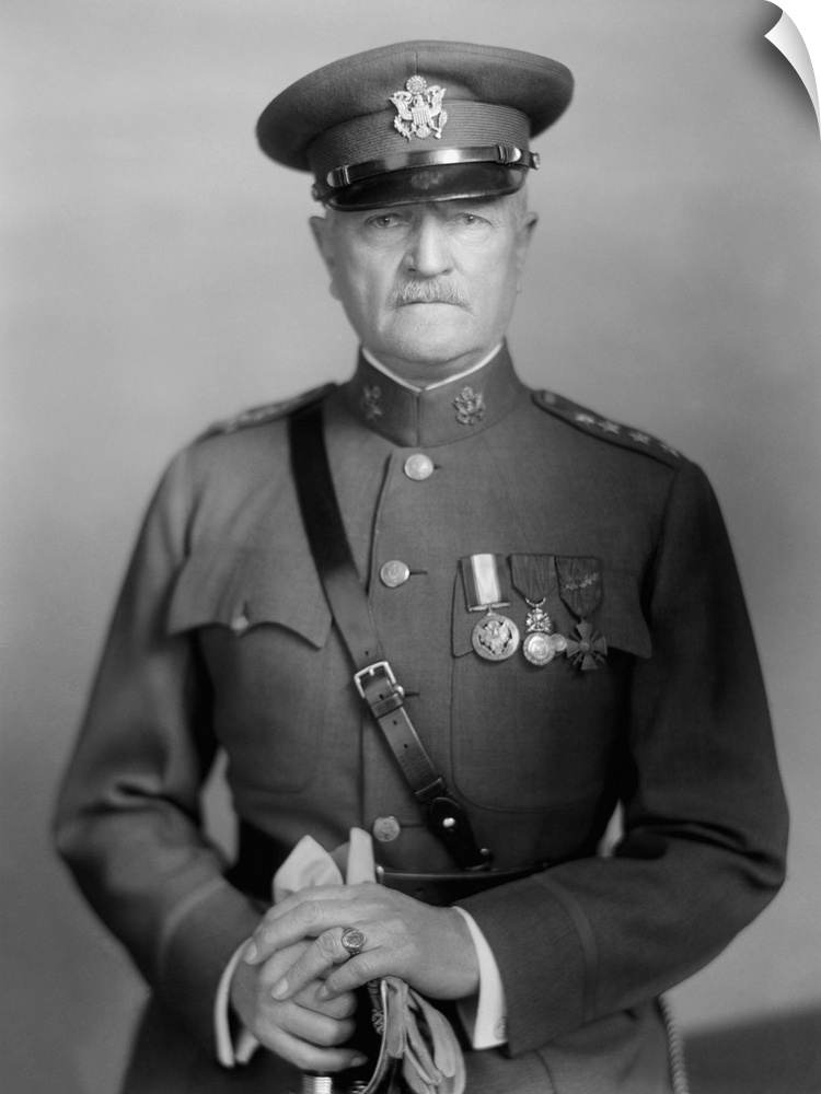 Vintage World War One photo of General John J. Pershing.