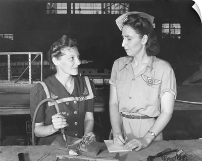 Women working in the Assembly and Repair Dept of Naval Air Base, Corpus Christi, Texas