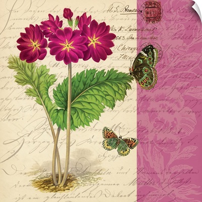 Bookmark Botanical - Primrose